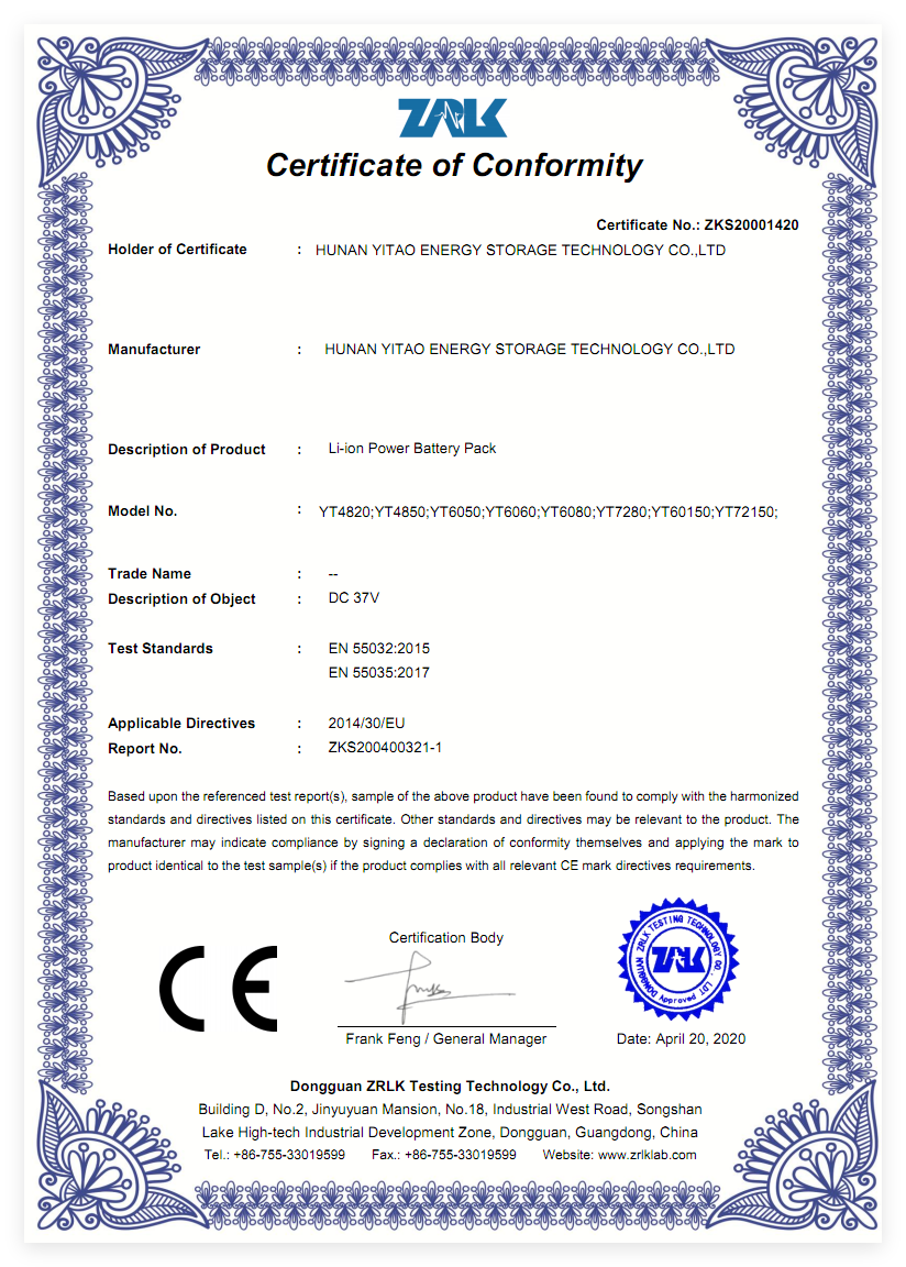 Certification: safety & compliance